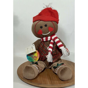 PBC International Musical Animated Plush Christmas Gingerbread Boy Singing Dance